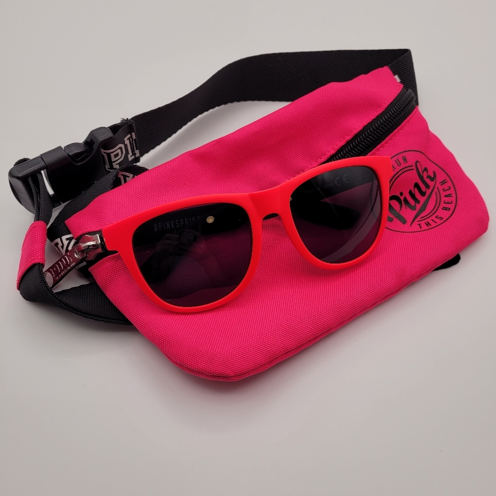 PINK Victoria Secret ser Fanny Pack & Sunglasses